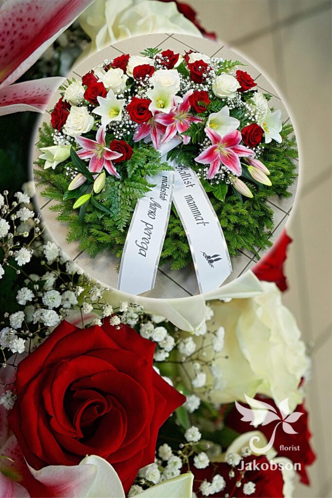 Matusepärg kuuseokstega Matusepärg kuuseokstega